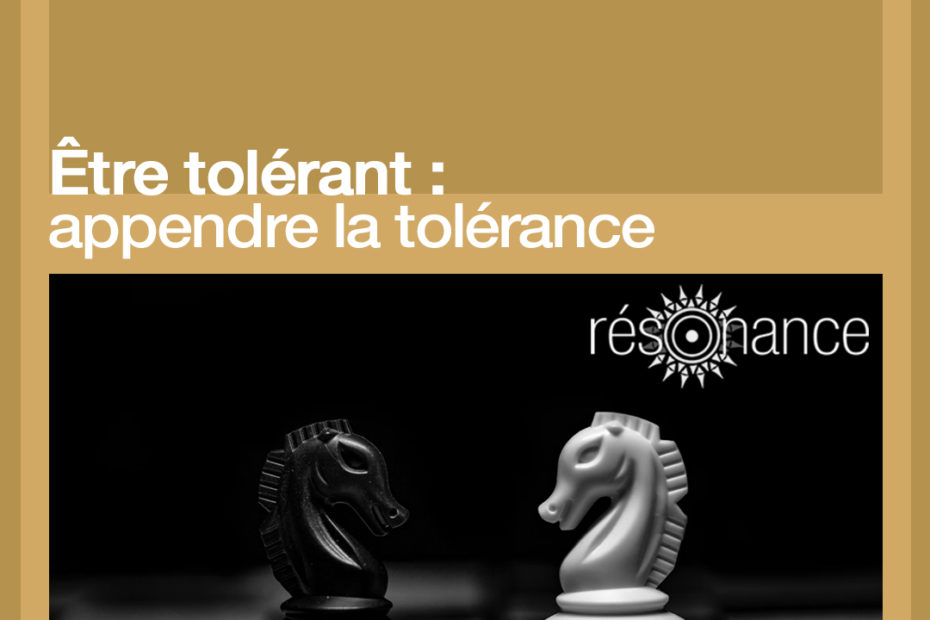 apprendre la tolerance